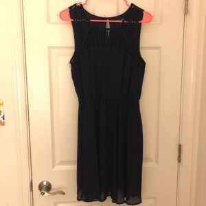 navy blue summer dress